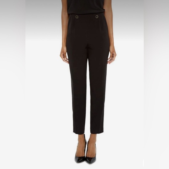 Ted Baker Leotat Black Pants Women Size 6 - Picture 1 of 9